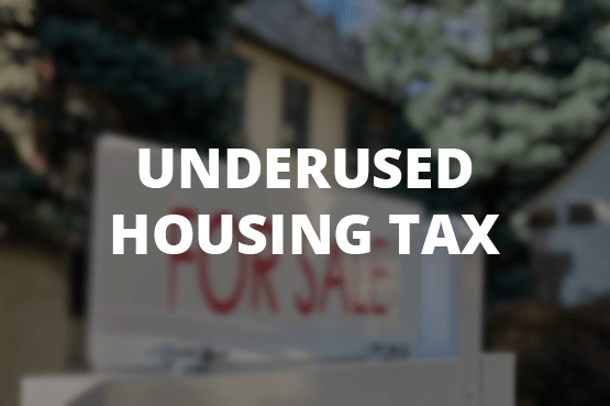 Underused Housing Tax-
