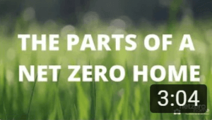parts of a net zero home graphic