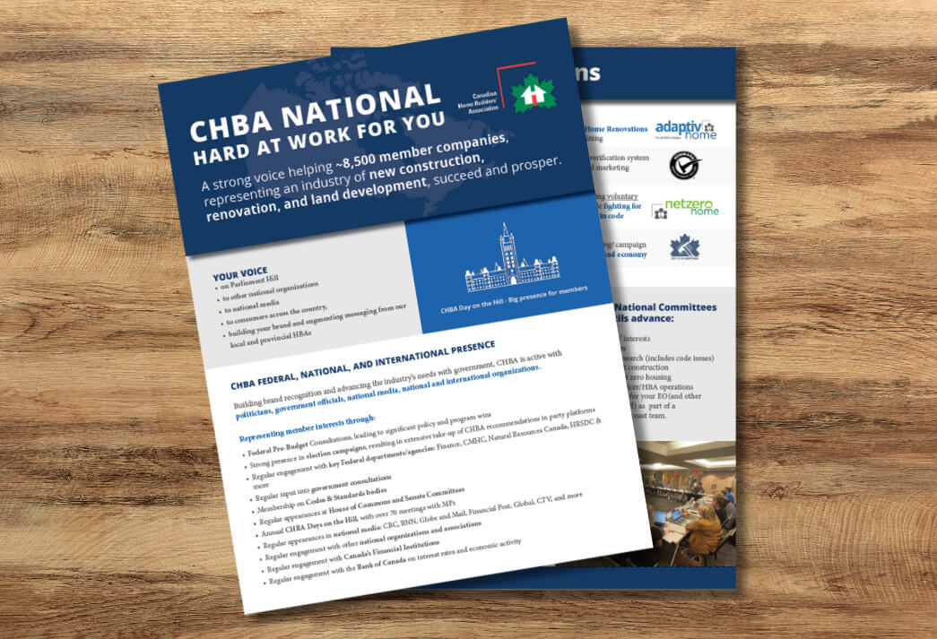 CHBA National Value one pager