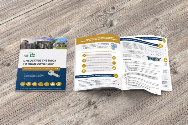 Cover of CHBA's Unlocking the Door to Homeownership 2025