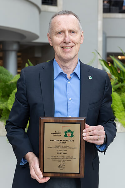 John Bos - Lifetime Achievement Award CHBA